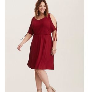 Torrid Cold Shoulder Dress